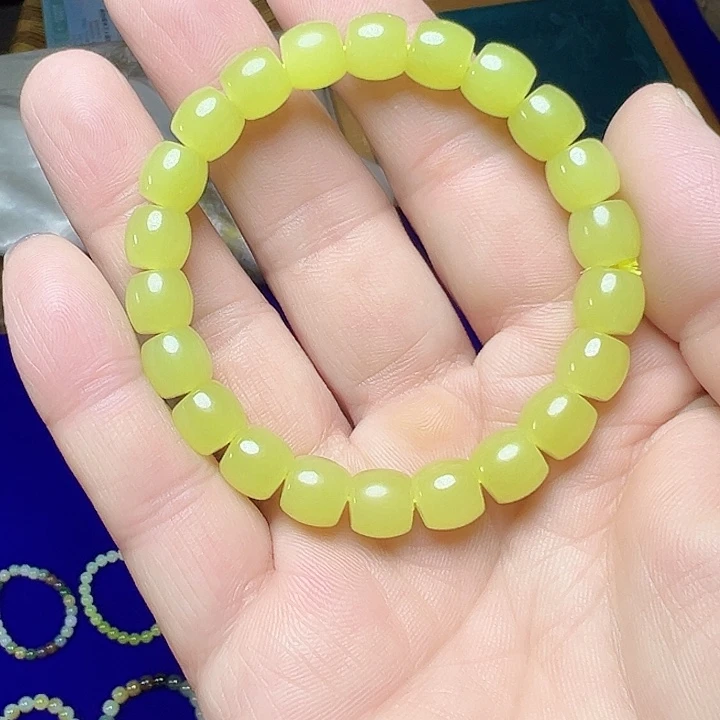 和田玉（黄玉）未镶嵌手串