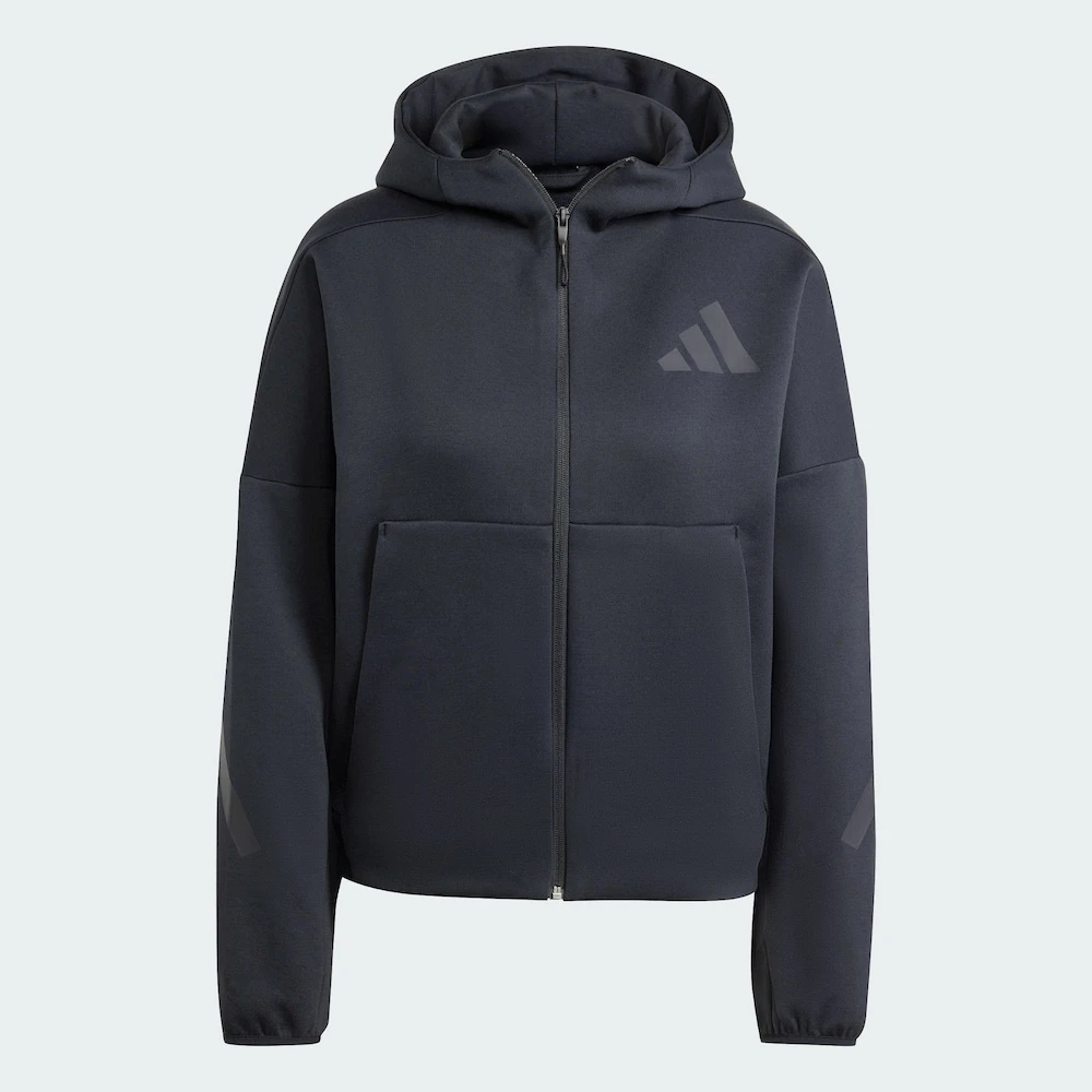 【玖伍AD】ADIDASZNEZIPHOODIE黑标制服亲肤柔软连帽夹克外套JE7848