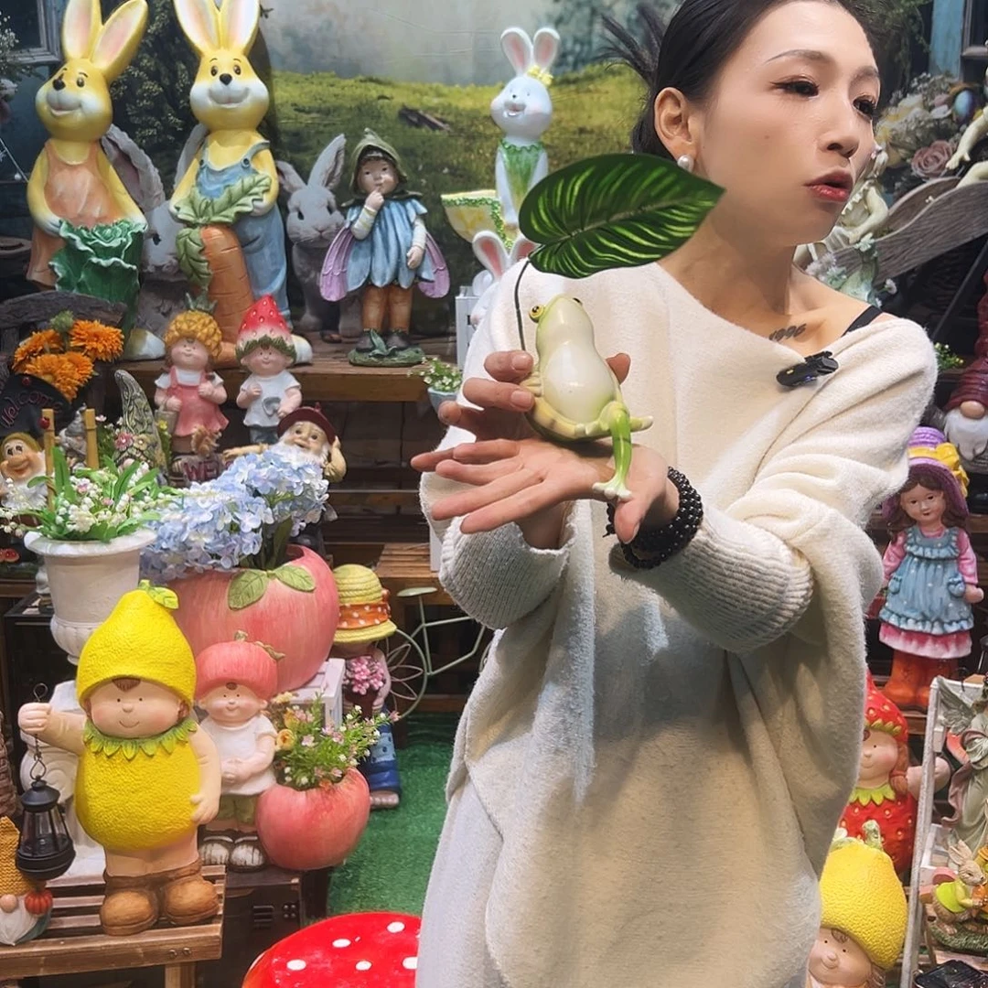 花园摆件红红火火