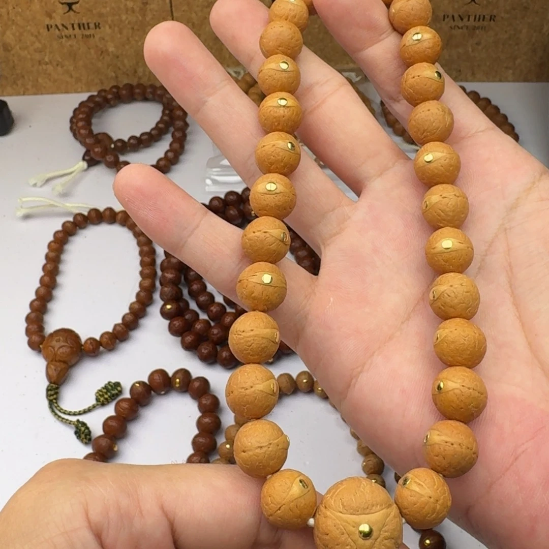 G***A手串凤眼菩提12手持铜钉