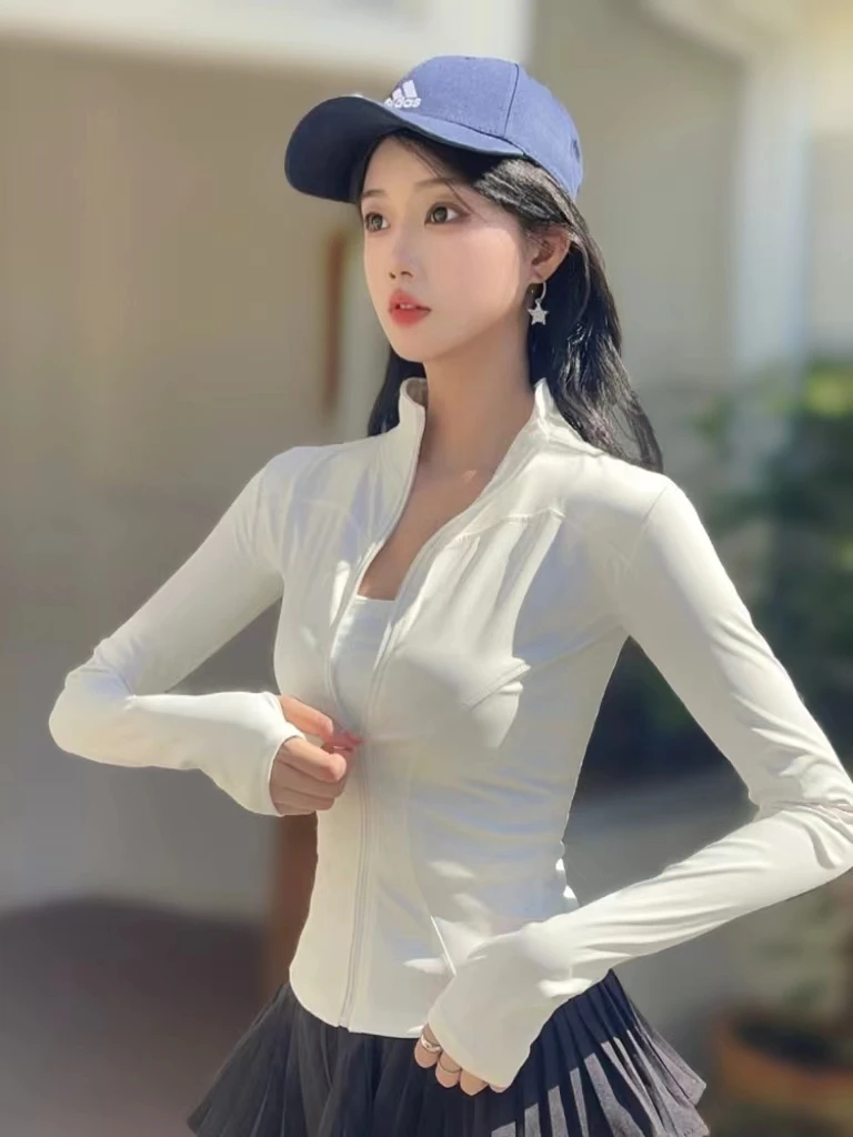 【运费补贴】【正版专属】小野露露立领UPF50+防晒衣女夏季瑜伽服女W