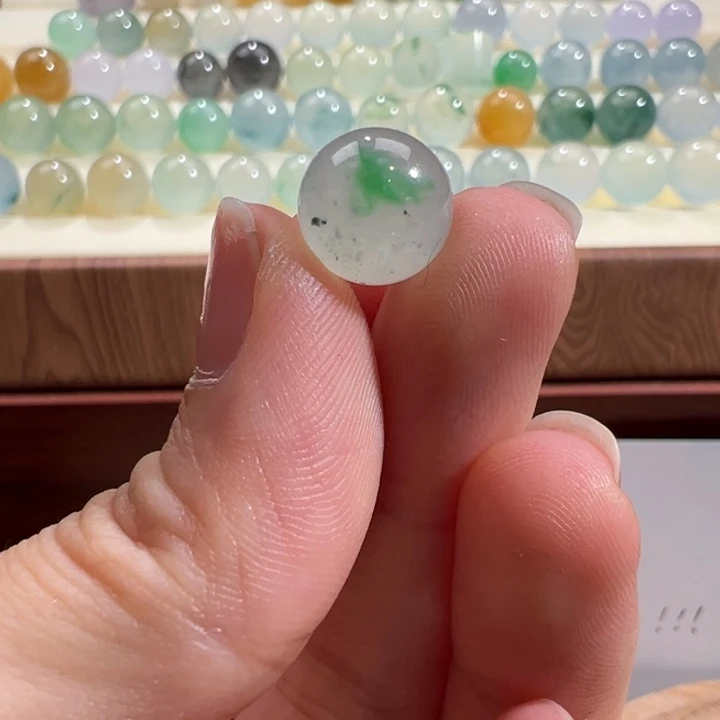 翡翠散珠天然缅甸翡翠A货10.2