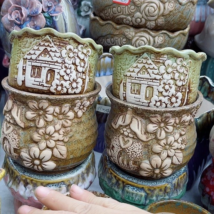 多肉绿植陶瓷花盆