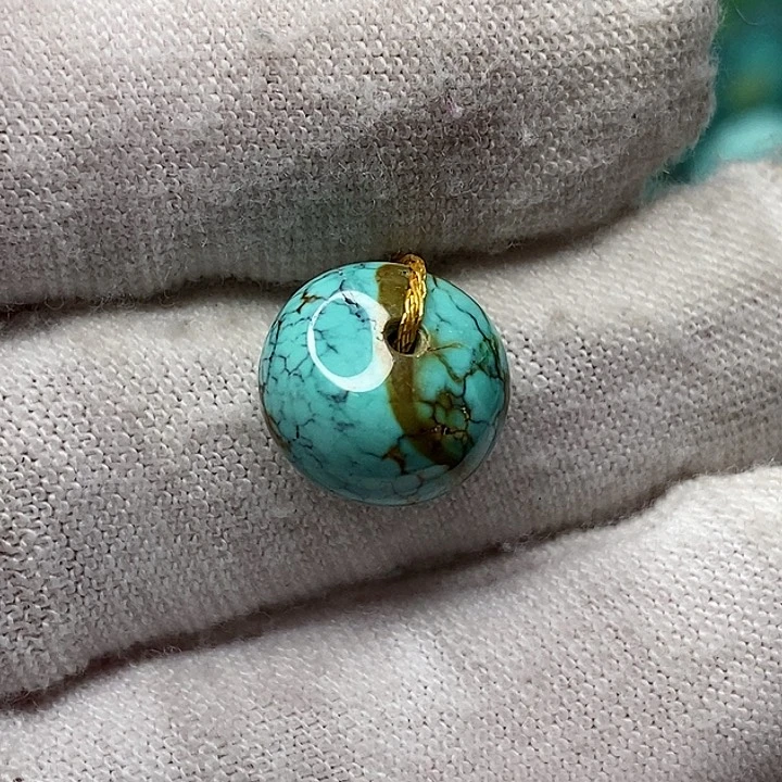 未镶嵌绿松石天然原矿 带武汉地大证书