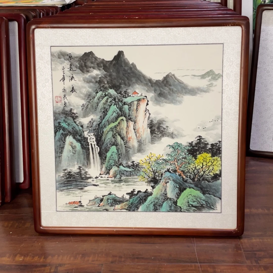 国画带框尺寸63*63厘米