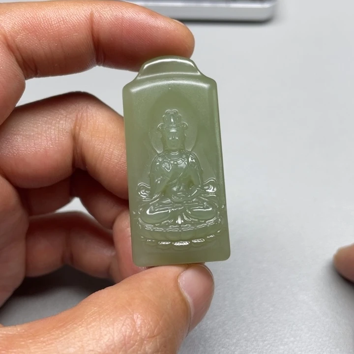 和田玉吊坠(不含链)未镶嵌袁*