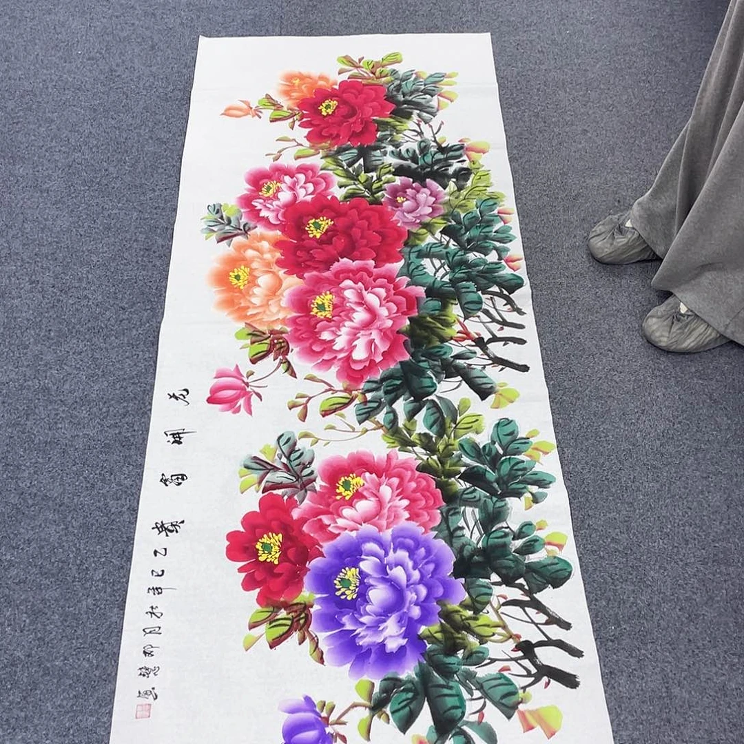国画作品小姐姐放漏…