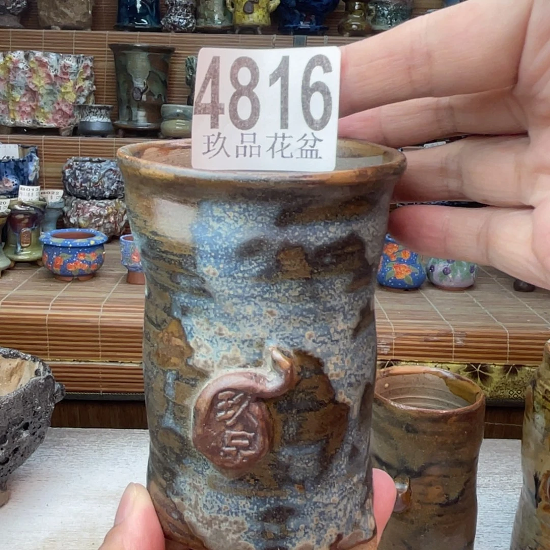 景德镇陶瓷手工花盆默认瑕疵