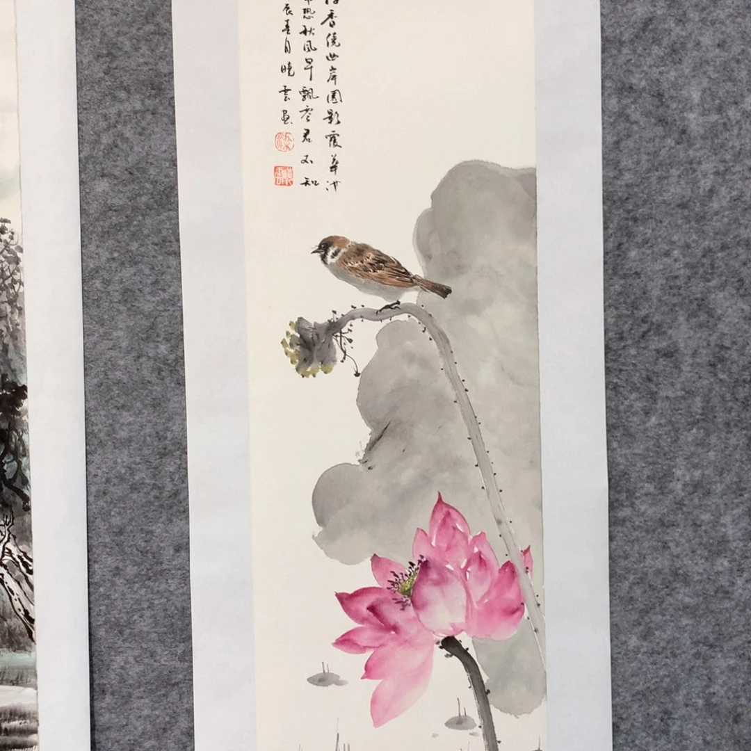 国画花鸟作品写意