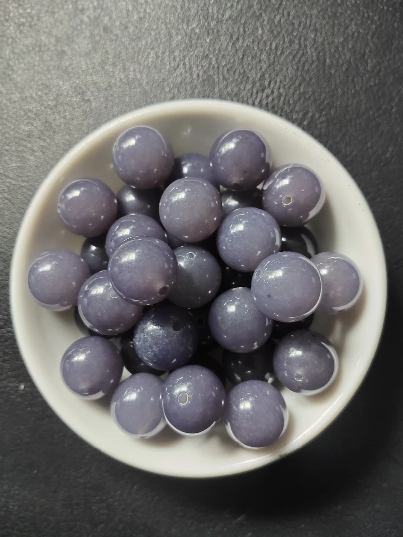 天然散珠w2076烟紫12mm*10颗