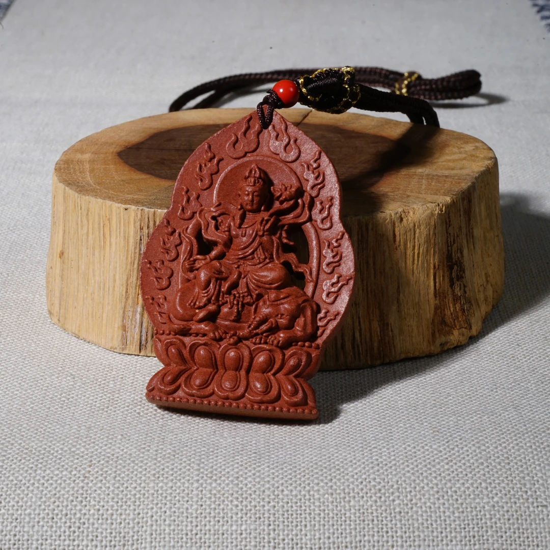 【星臣优选】原创花香普贤菩萨吊坠