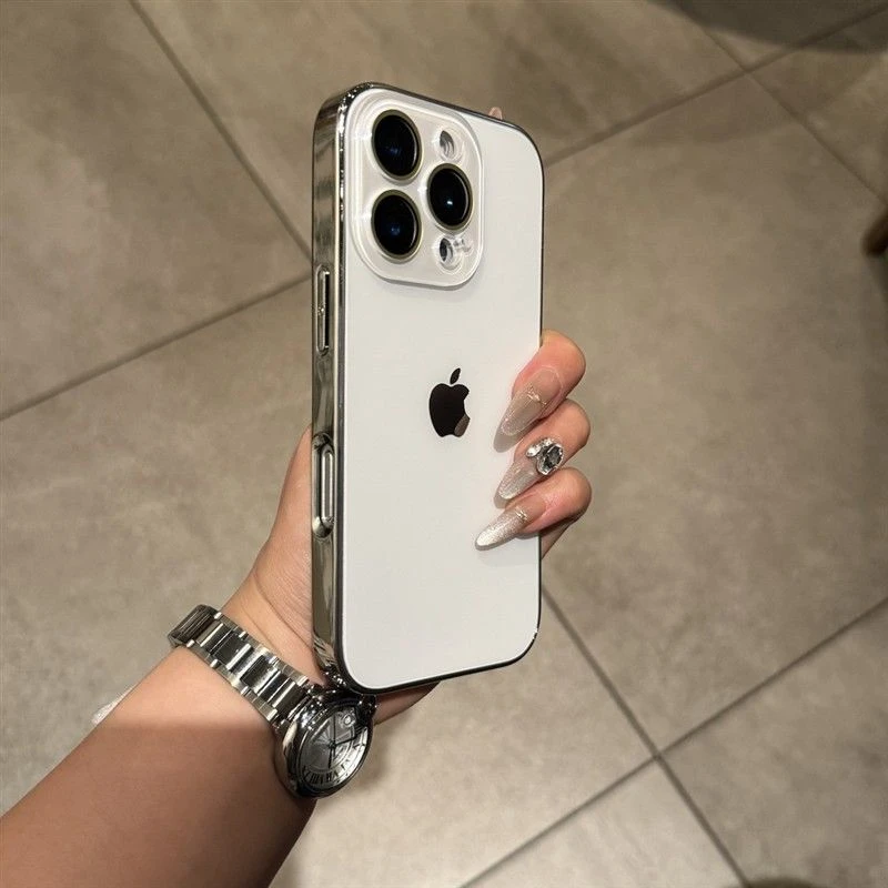 ins原机质感适用苹果16promax手机壳iPhone15全包14小众13简约12