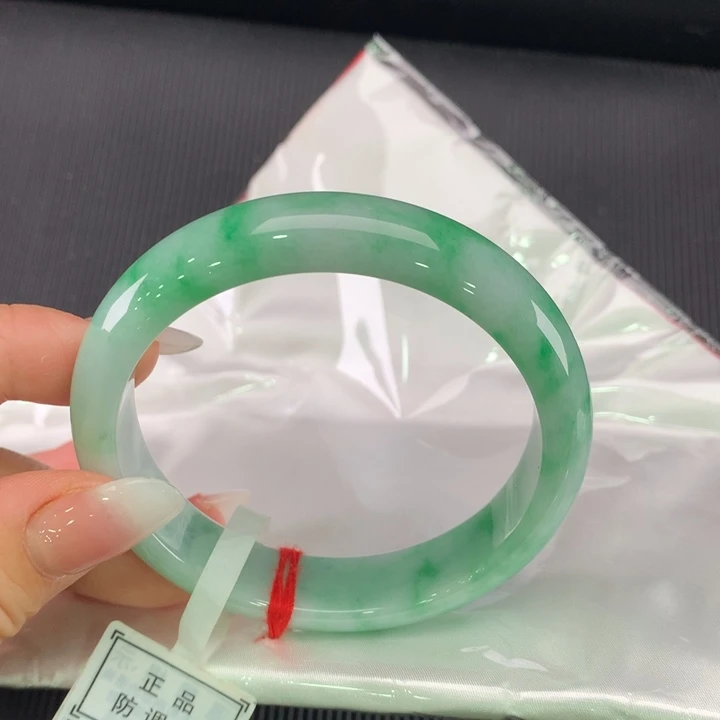 未镶嵌手镯翡翠正圈58