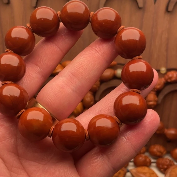 乄***夵橄榄核手串/手链1.9正圆