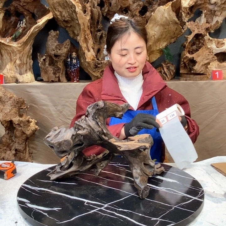 木情**子草木堂根艺摆件135