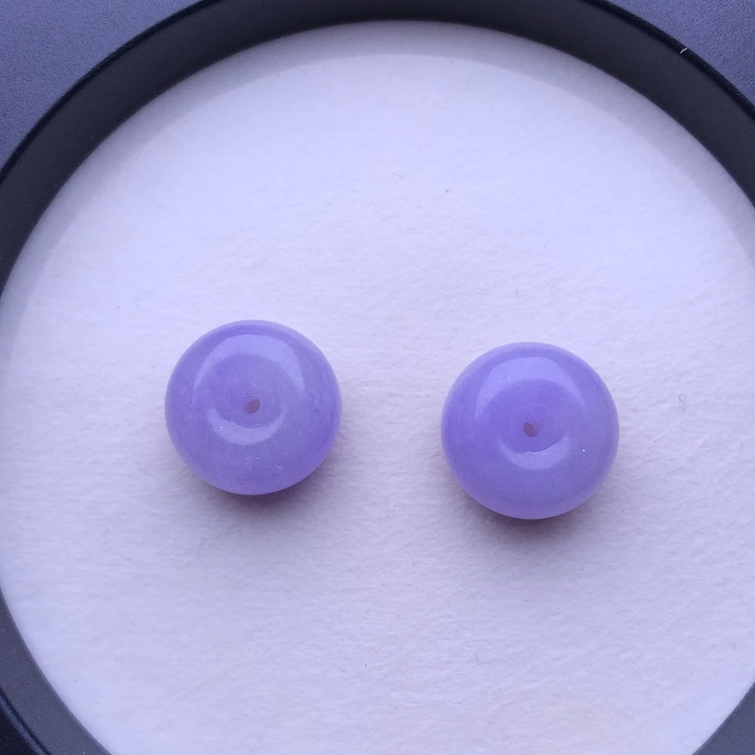 翡翠未镶嵌颈饰面包扣