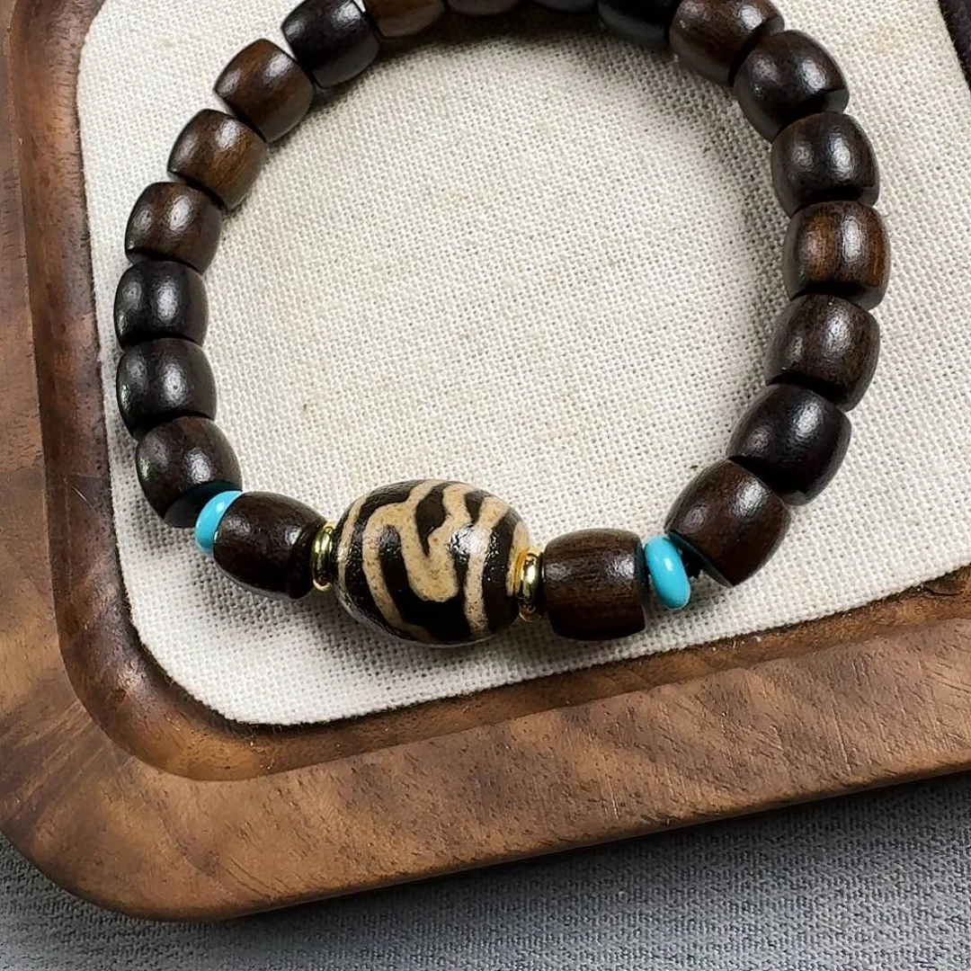 沉香香囊沉香B005天珠鼓珠设计款发一