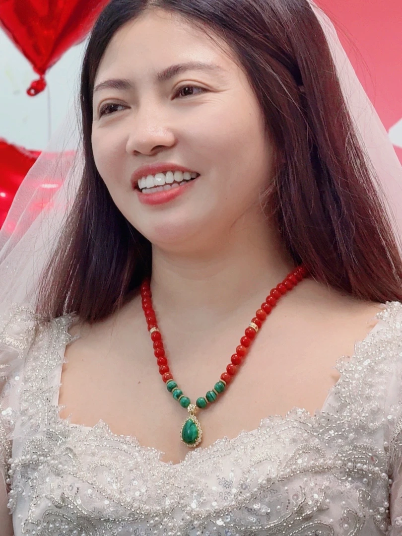 非金属珐琅项链 孔石 项链  SZ