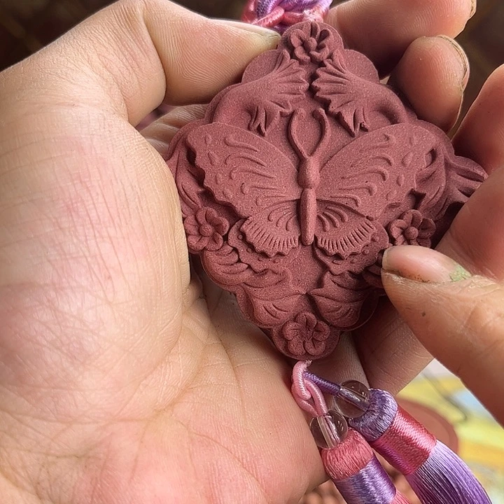 泥塑龙涎玫瑰蝴蝶花福利价