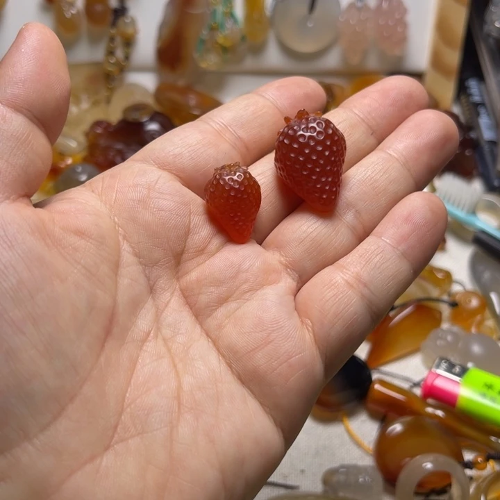 *****玛瑙/玉髓未镶嵌颈饰0010