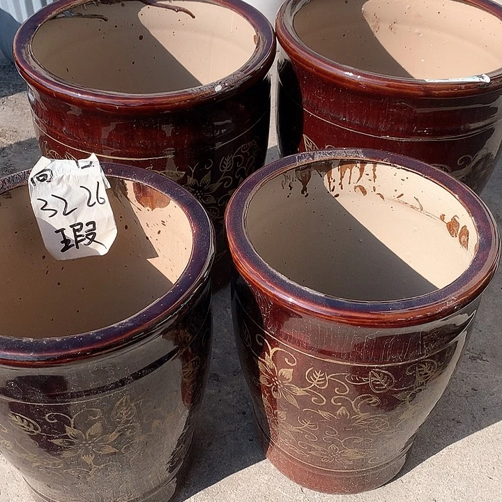 花盆陶瓷的两大号加两中