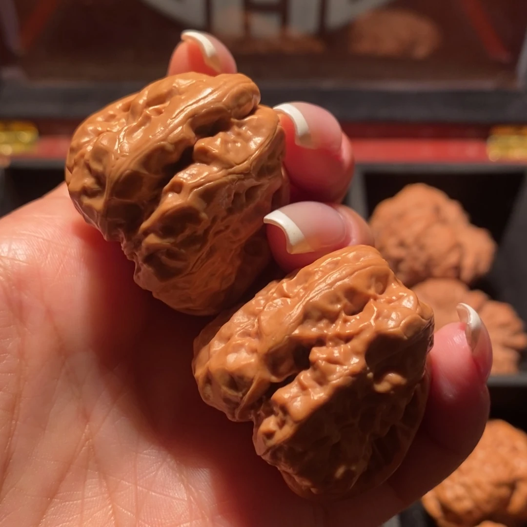 吊坠文玩核桃画**鹤