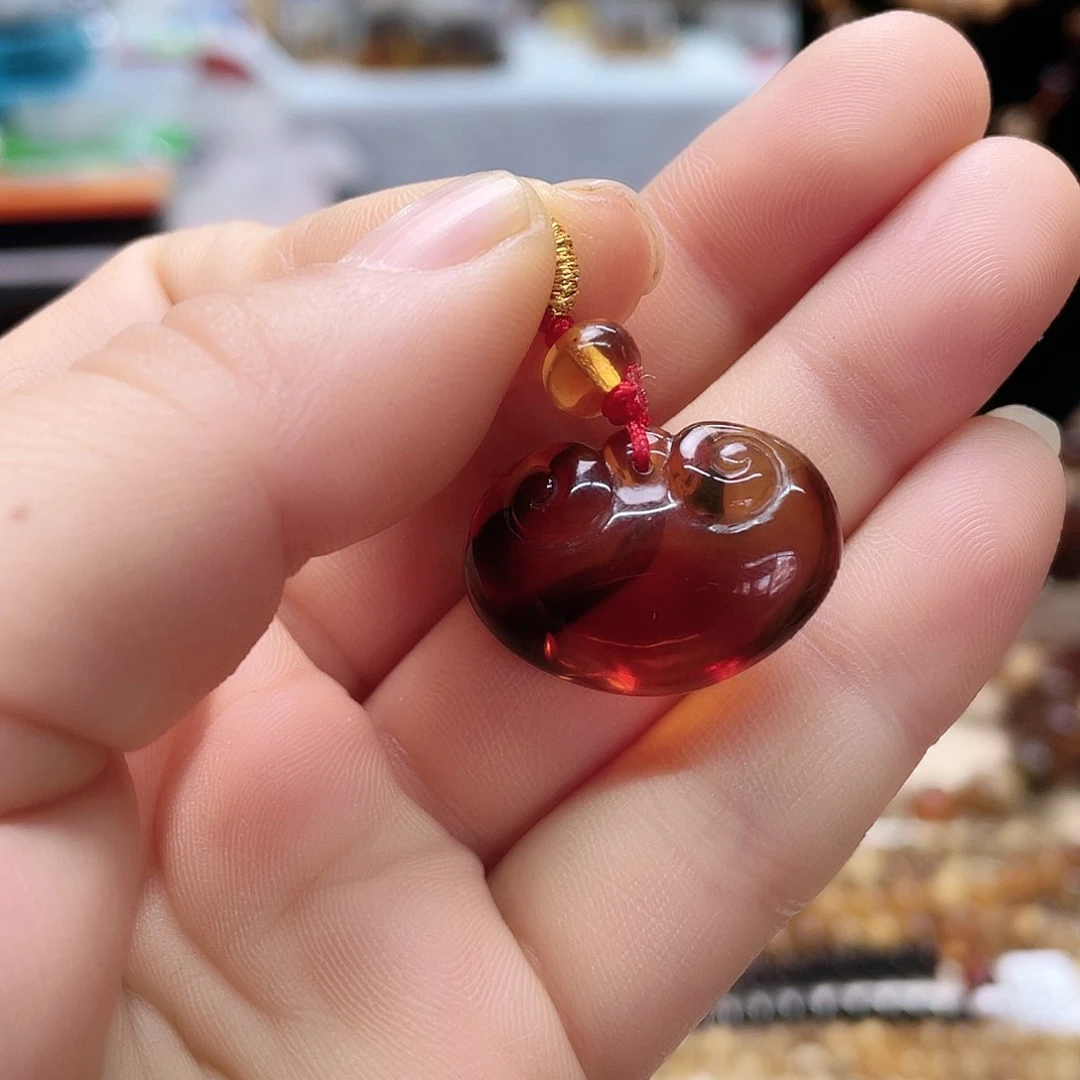 琥珀裸石未镶嵌观****)大