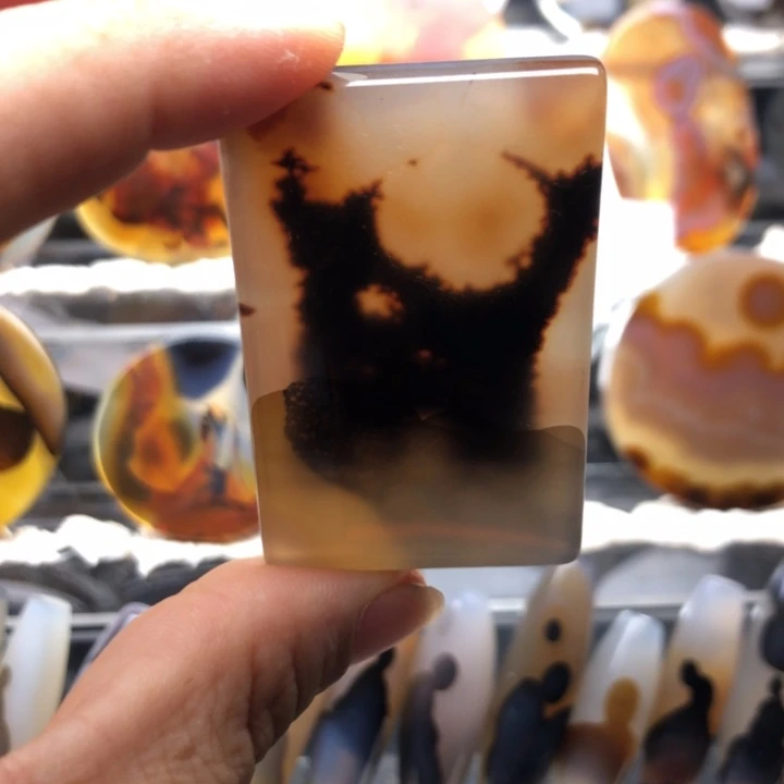 合金玛瑙/玉髓珠宝奇石019