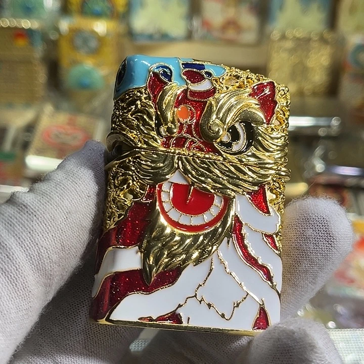 纯铜佐罗盔甲狮子-567