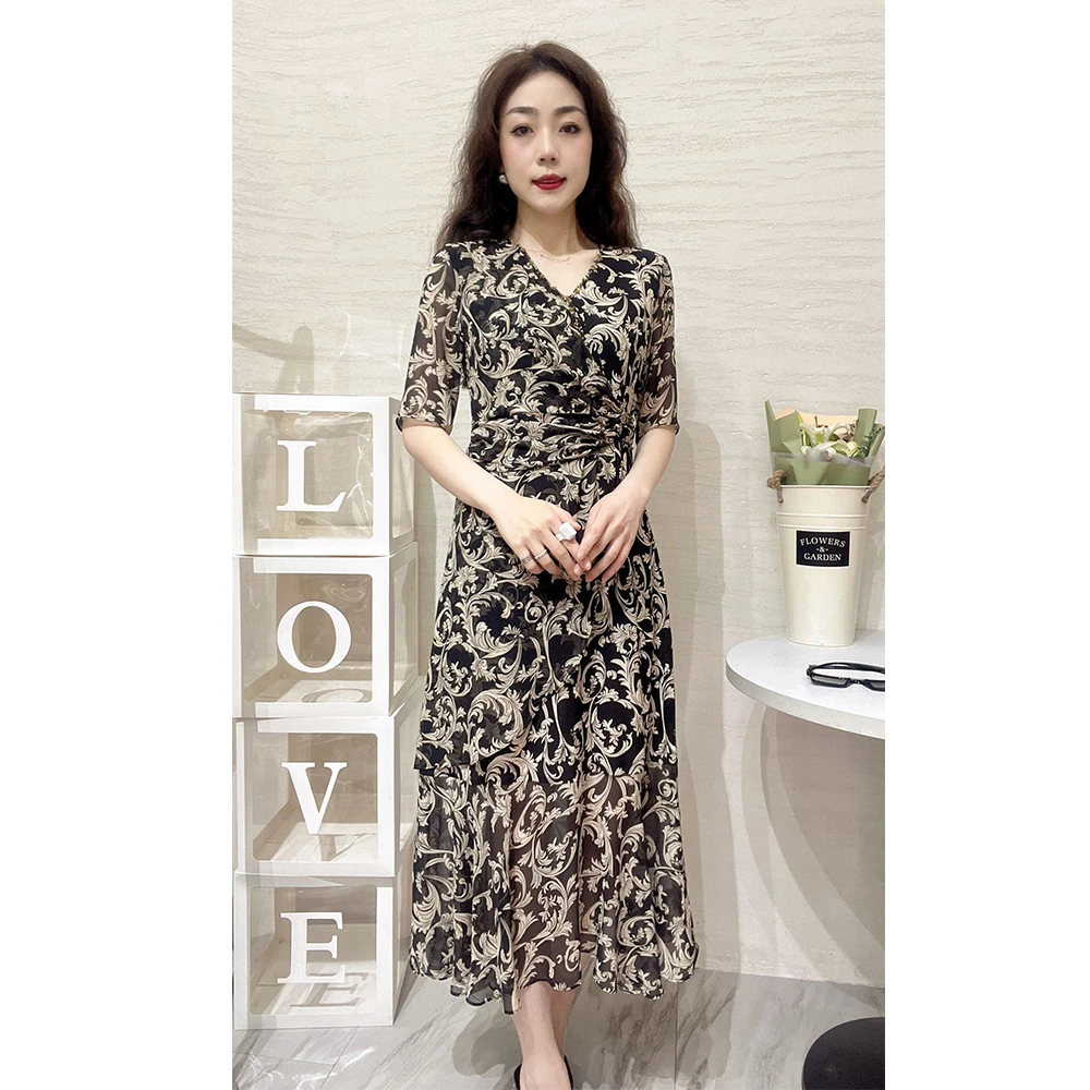 【精选】YANGSHANG 新款休闲显瘦连衣裙 CKK816