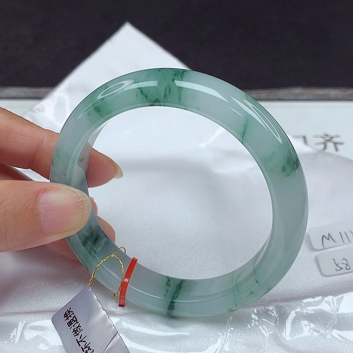 未镶嵌手镯翡翠58圈4441