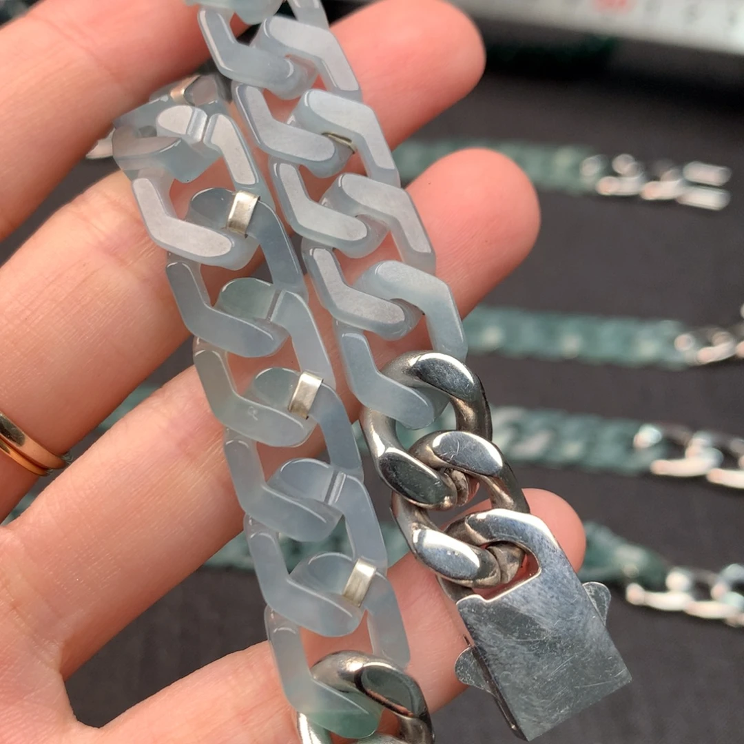 山***星未镶嵌定制翡翠翡翠手链666