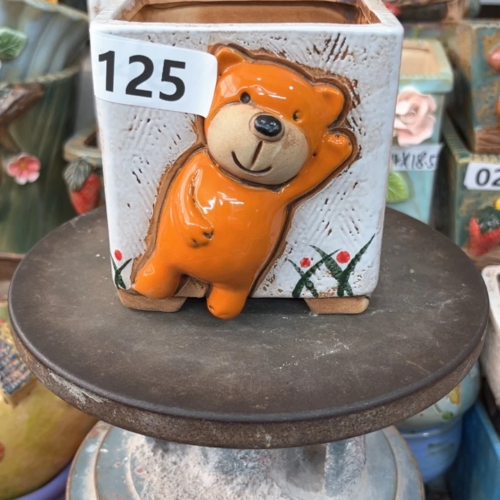 紫砂花盆粗陶材质多肉花盆