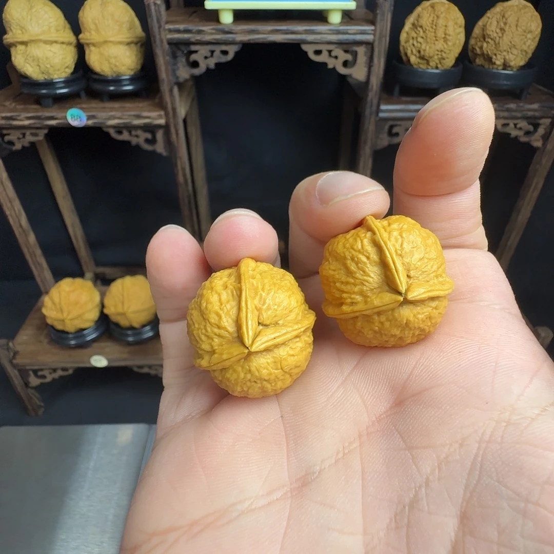 把件文玩核桃45号三棱丁字27尺