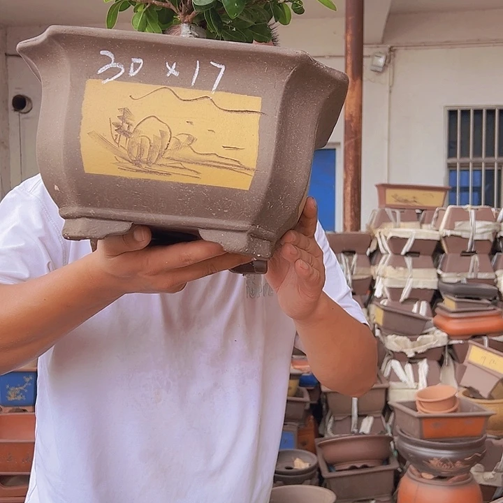 紫砂花盆紫砂花盆