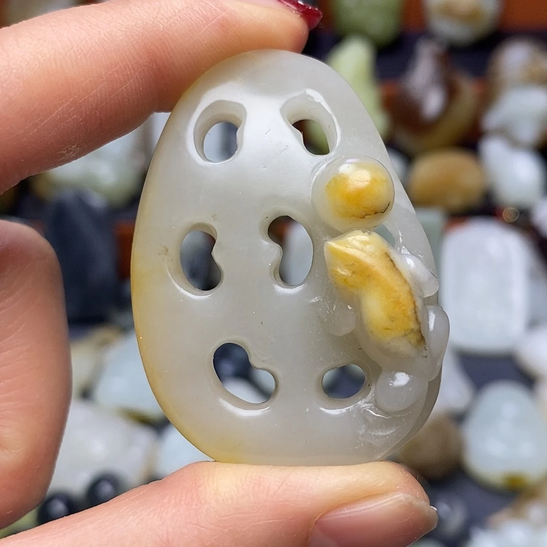 吊坠(不含链)未镶嵌和田玉