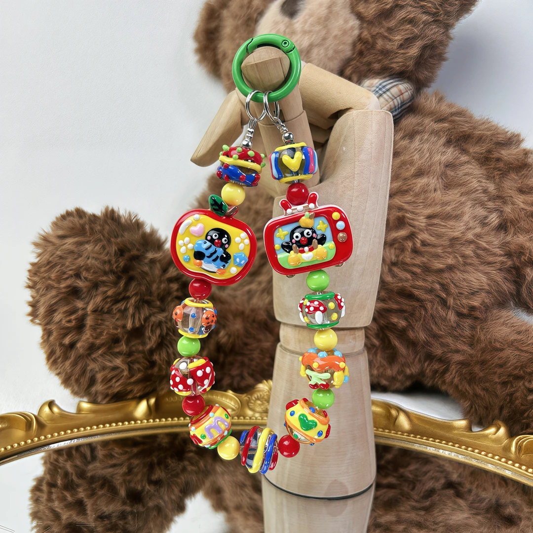 【F编码 69款多样性发】F1 -F10直播手机链包链钥匙链DIY饰品小挂件