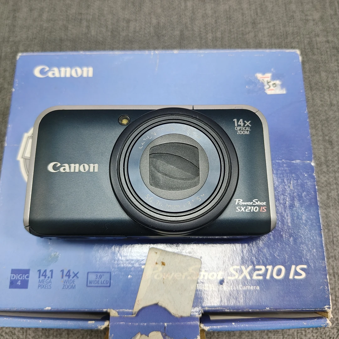 95新 Canon/佳能 SX210 14X小长焦相机 人像氛围感 原盒