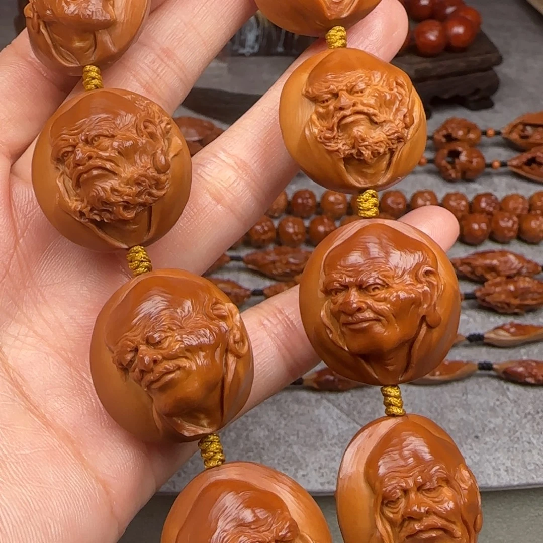 手串/手链橄榄核2.6尺寸四花罗汉手持