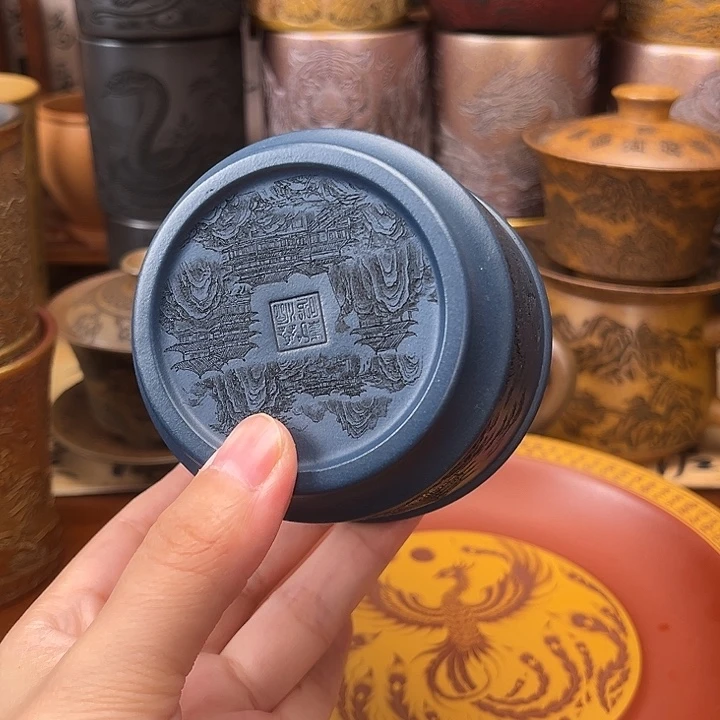 茶杯紫砂宜兴紫砂茶具正品