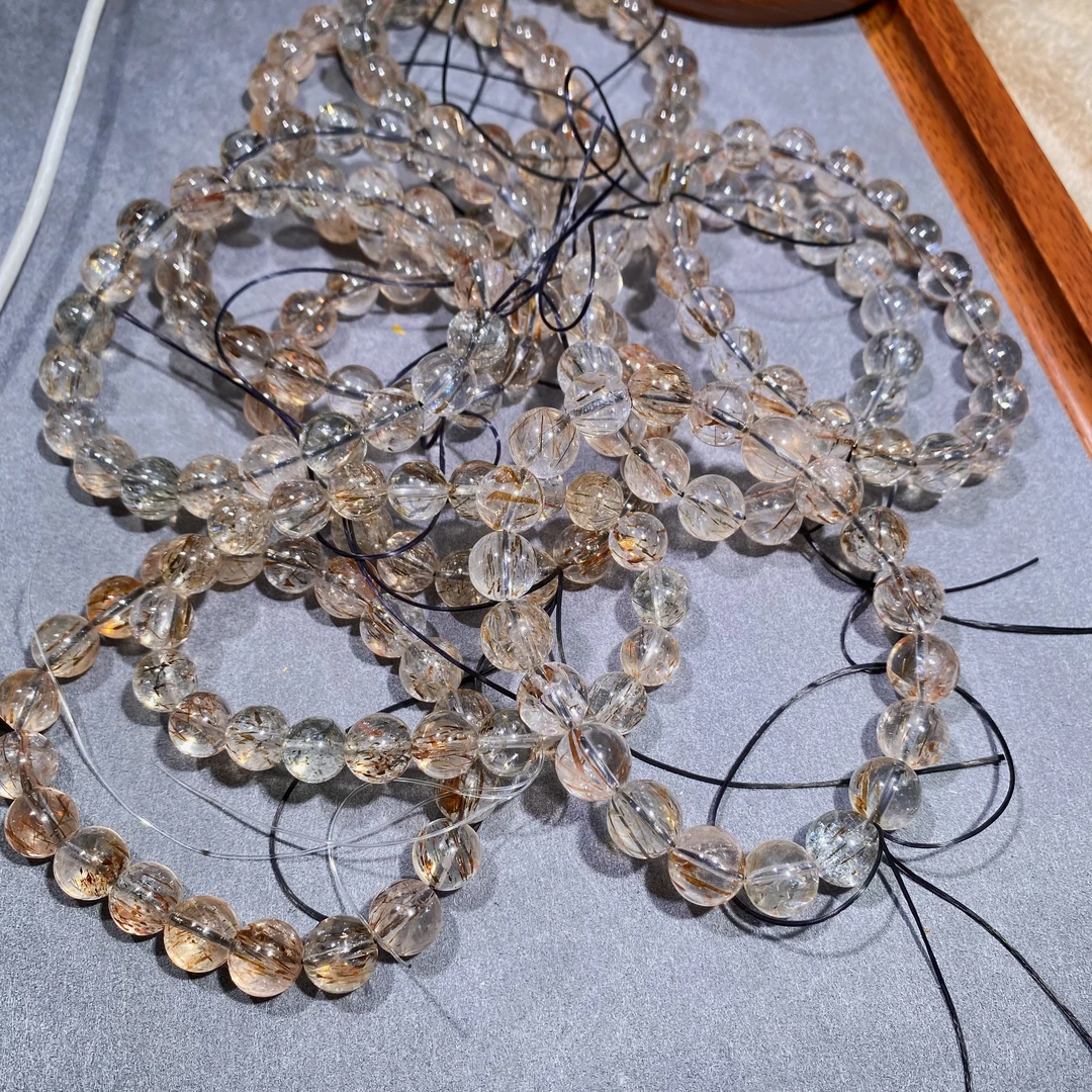 黑金超水晶 冰漂 10mm 多样性发其一【SJ0043】