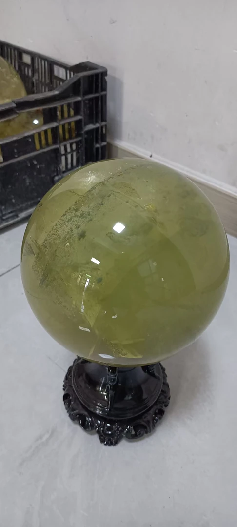 天然黄水晶球摆件高品质各款水晶