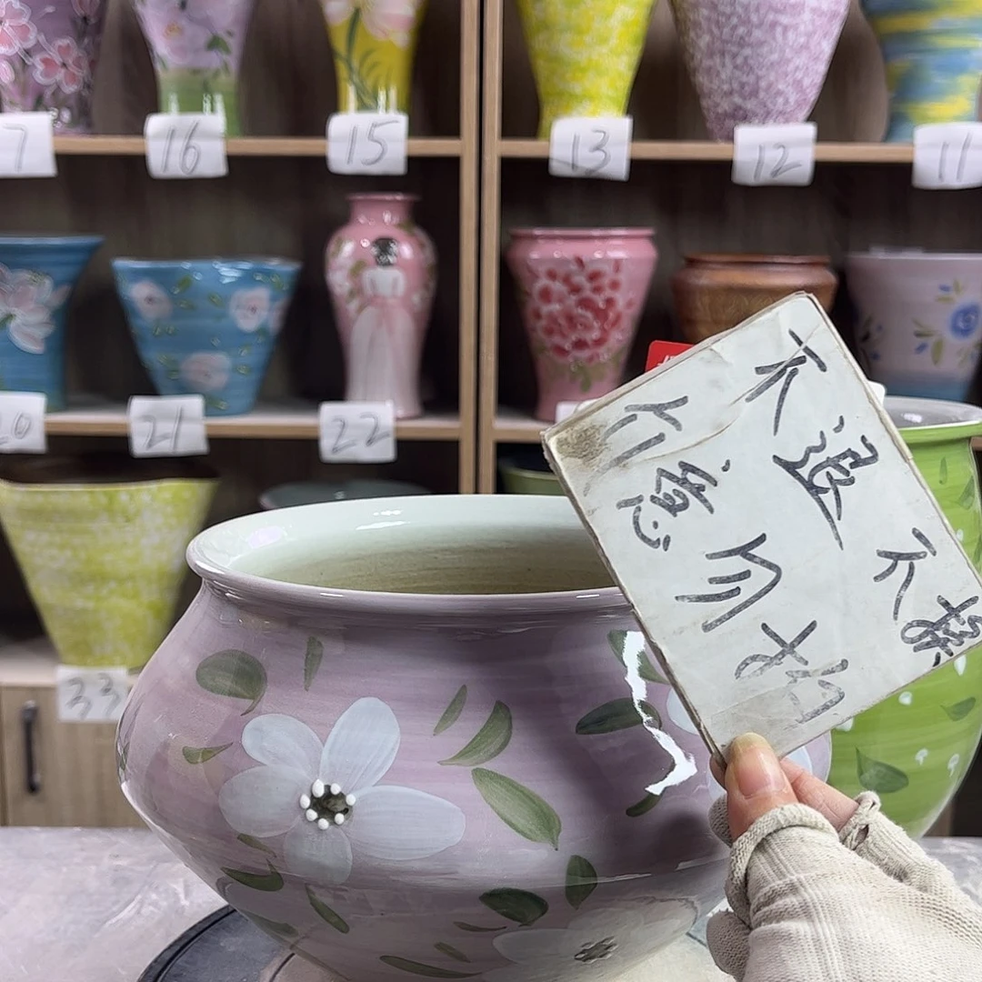 景德镇陶瓷花盆花盆