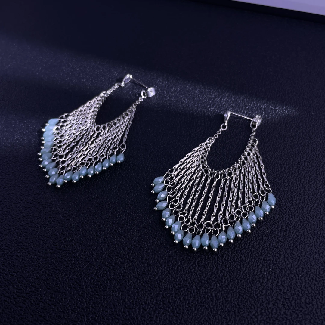 铜合金亚克力耳饰 耳钉 BA25082405