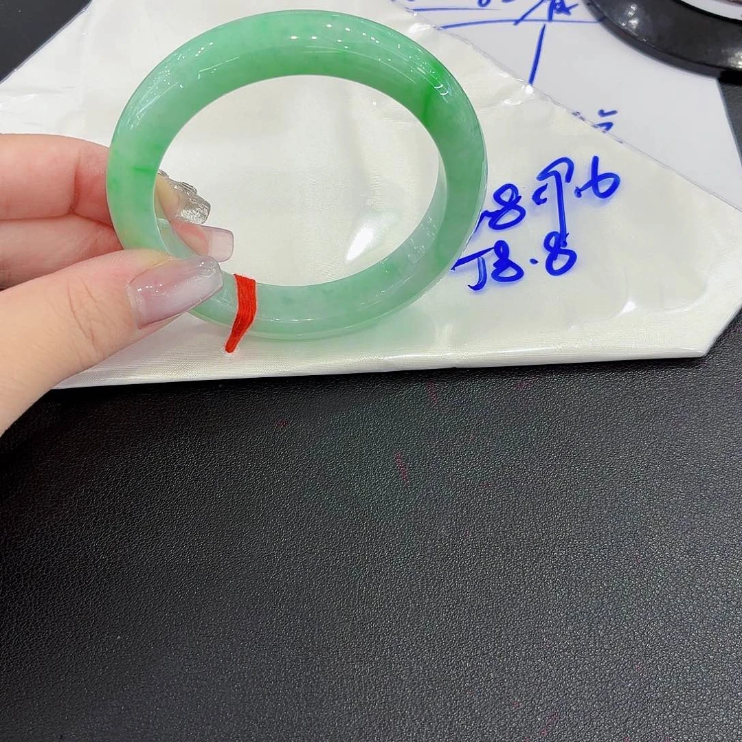 翡翠未镶嵌手镯天然缅甸翡翠手镯59