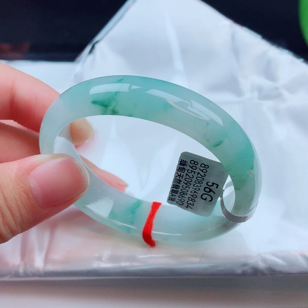 翡翠未镶嵌手镯天然缅甸翡翠A货手镯