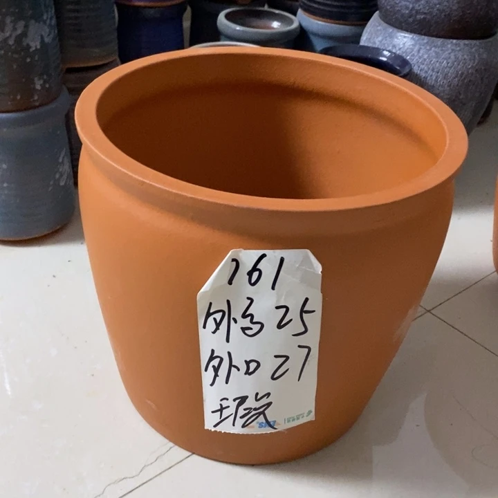 粗陶红陶绿植花盆761
