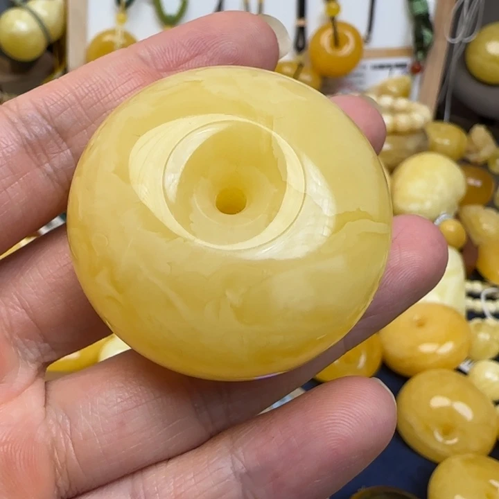 蜜蜡未镶嵌颈饰天然蜜蜡