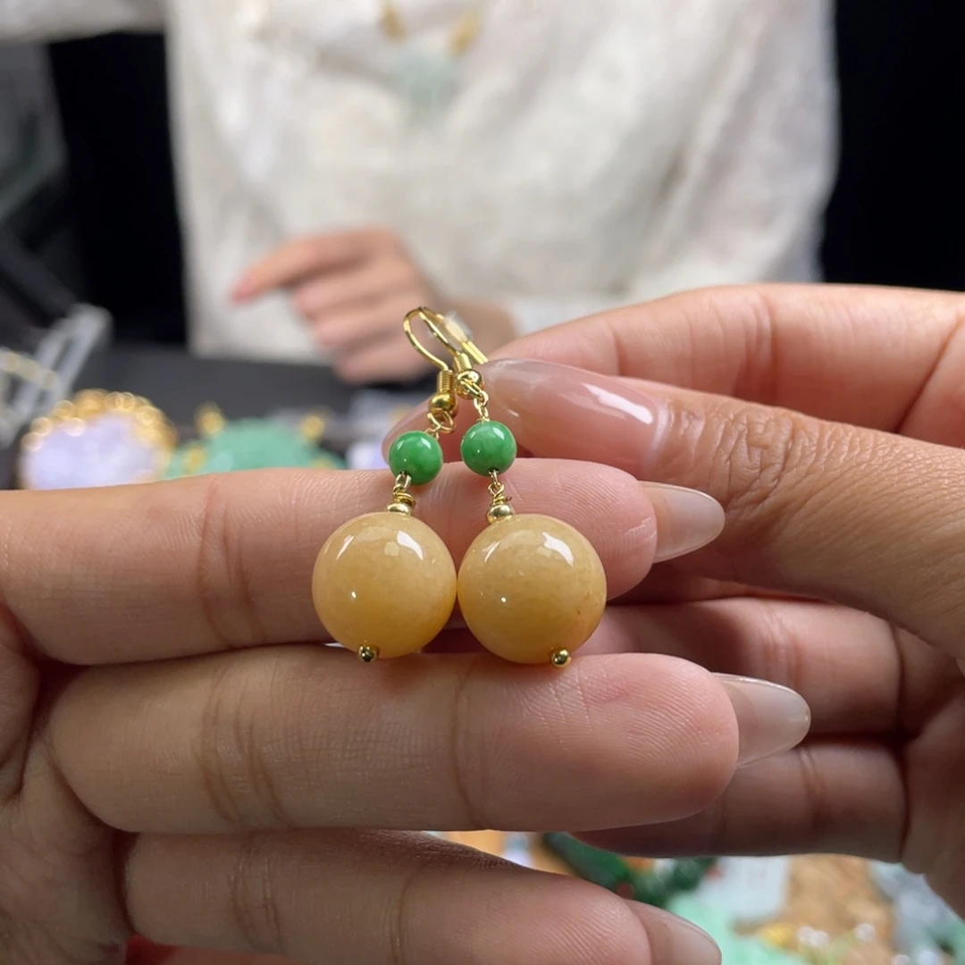 翡翠未镶嵌颈饰代编织