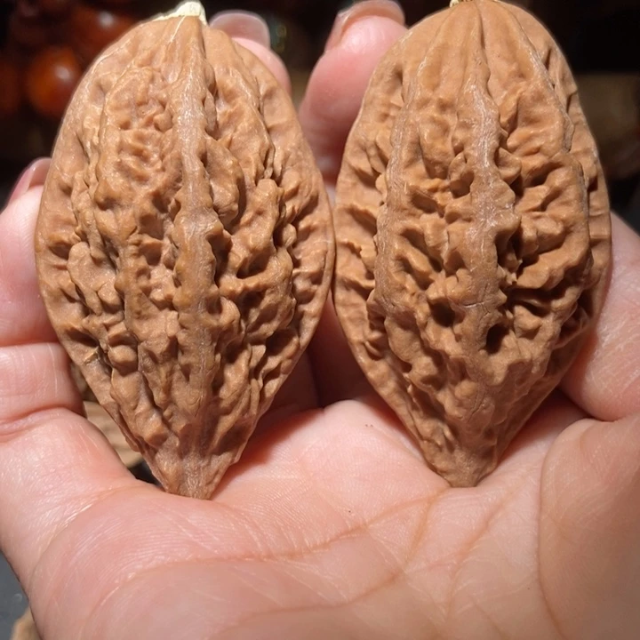 把件文玩核桃东北楸子小雪100